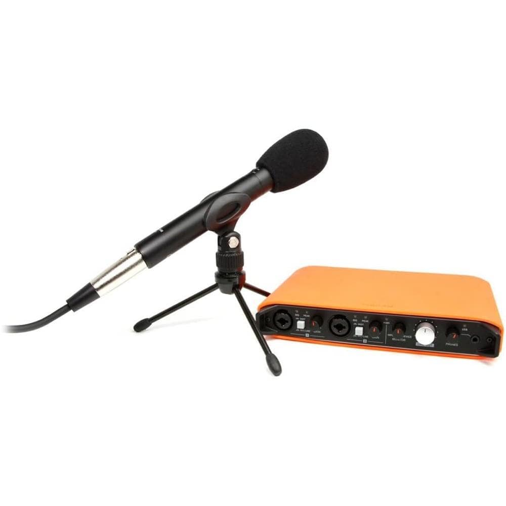 tascam audio interfaces tascam ixrtp trackpack ixr audio interface with protective cover and tm-60 condenser microphone