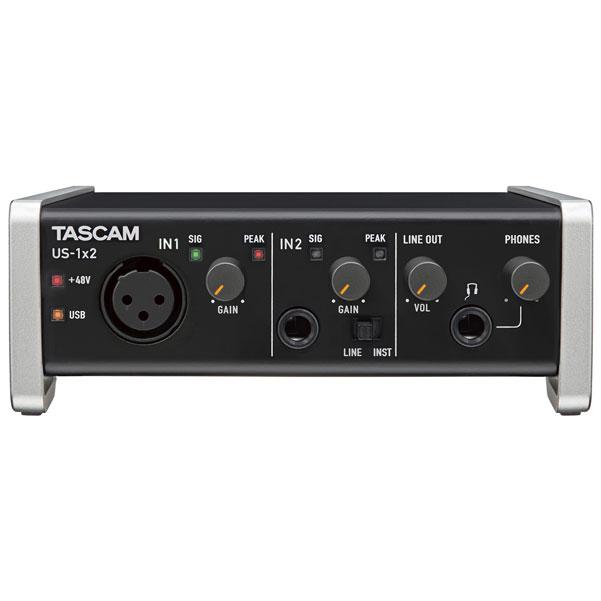 tascam audio interfaces tascam us-1x2 1-in, 2-out usb audio interface