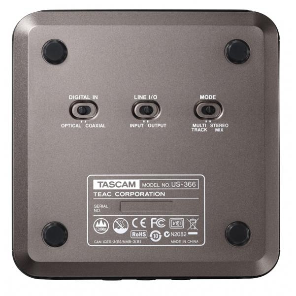 tascam audio interfaces tascam us-366 usb 2.0 audio interface with dsp mixer
