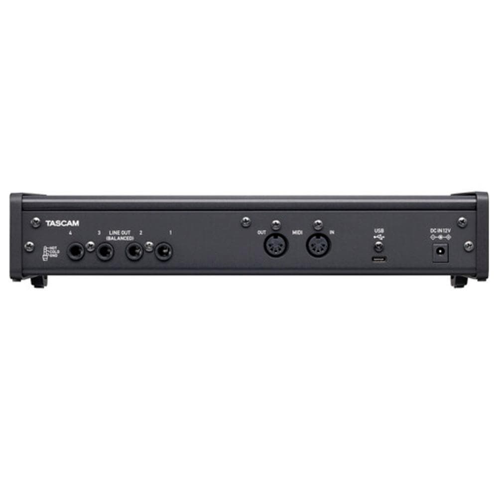 tascam audio interfaces tascam us-4x4hr 4in-4out high resolution versatile usb audio interface