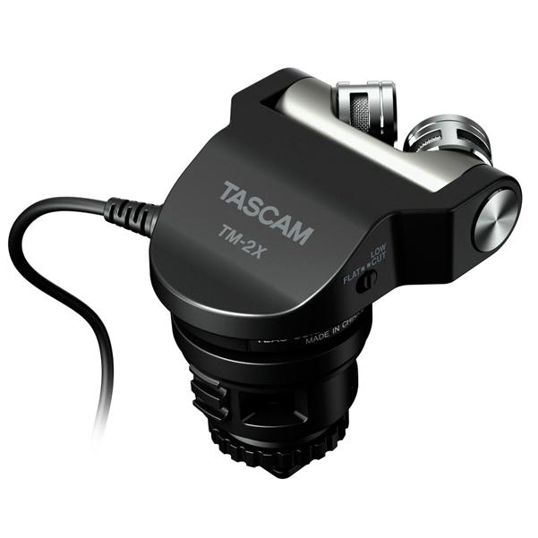 tascam condenser microphones tascam tm-2x stereo condenser camera microphone