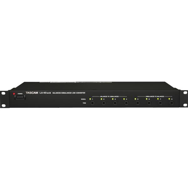 tascam converters tascam la-40 mk3 unbalanced to balanced line converter
