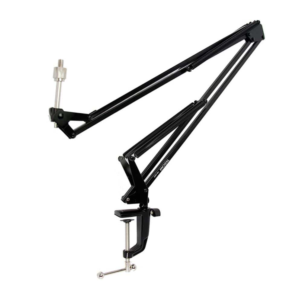 tascam microphone stands tascam tm-am2 adjustable microphone boom stand