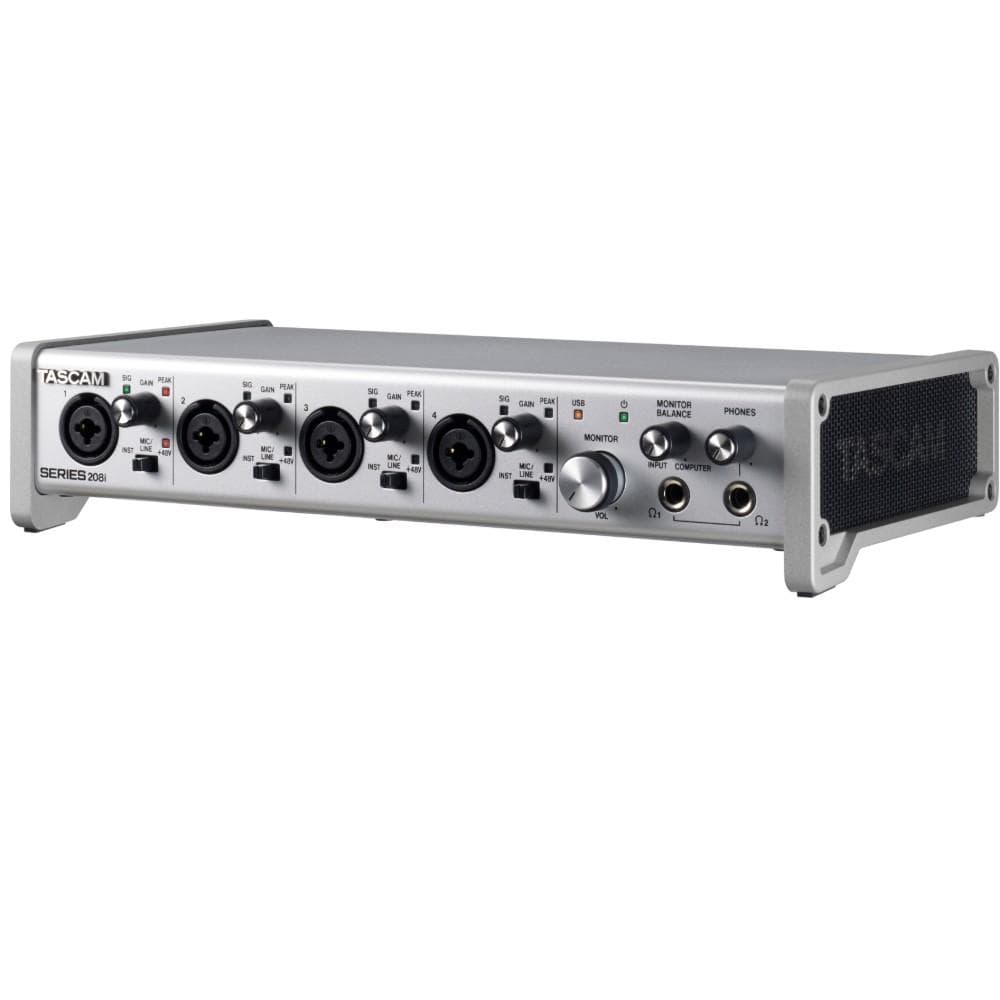 tascam midi interfaces tascam series 208i 20 in/8 out usb audio/midi interface