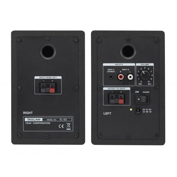 tascam multimedia speakers tascam vl-s3 powered multimedia speakers