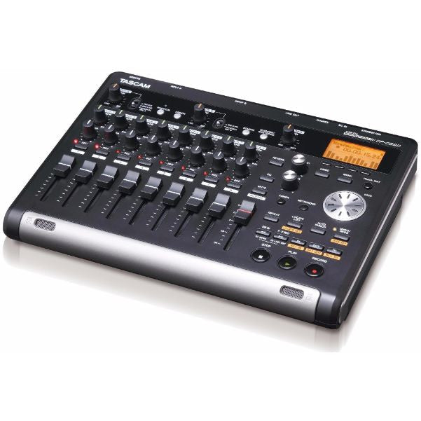 tascam portable field recorders portastudio dp-03sd 8-track digital multitrack recorder