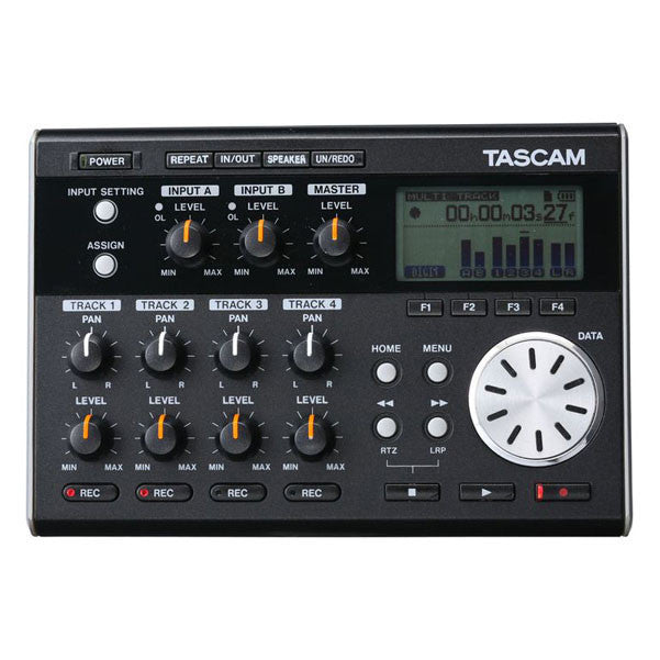 tascam portable field recorders tascam dp-004 portable 4-track digital multi-track recorder