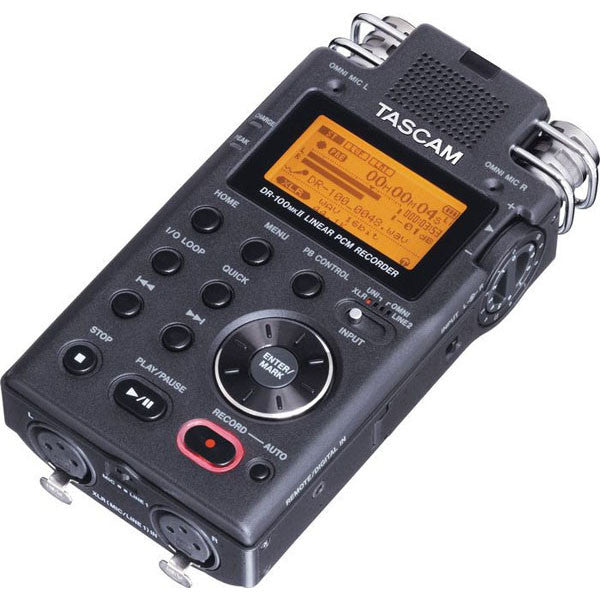 tascam portable field recorders tascam dr-100 mkii portable digital recorder