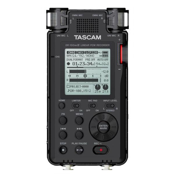 tascam portable field recorders tascam dr-100mk3 stereo portable field recorders
