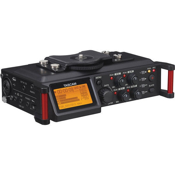 tascam portable field recorders tascam dr-70d 4-channel audio recording device