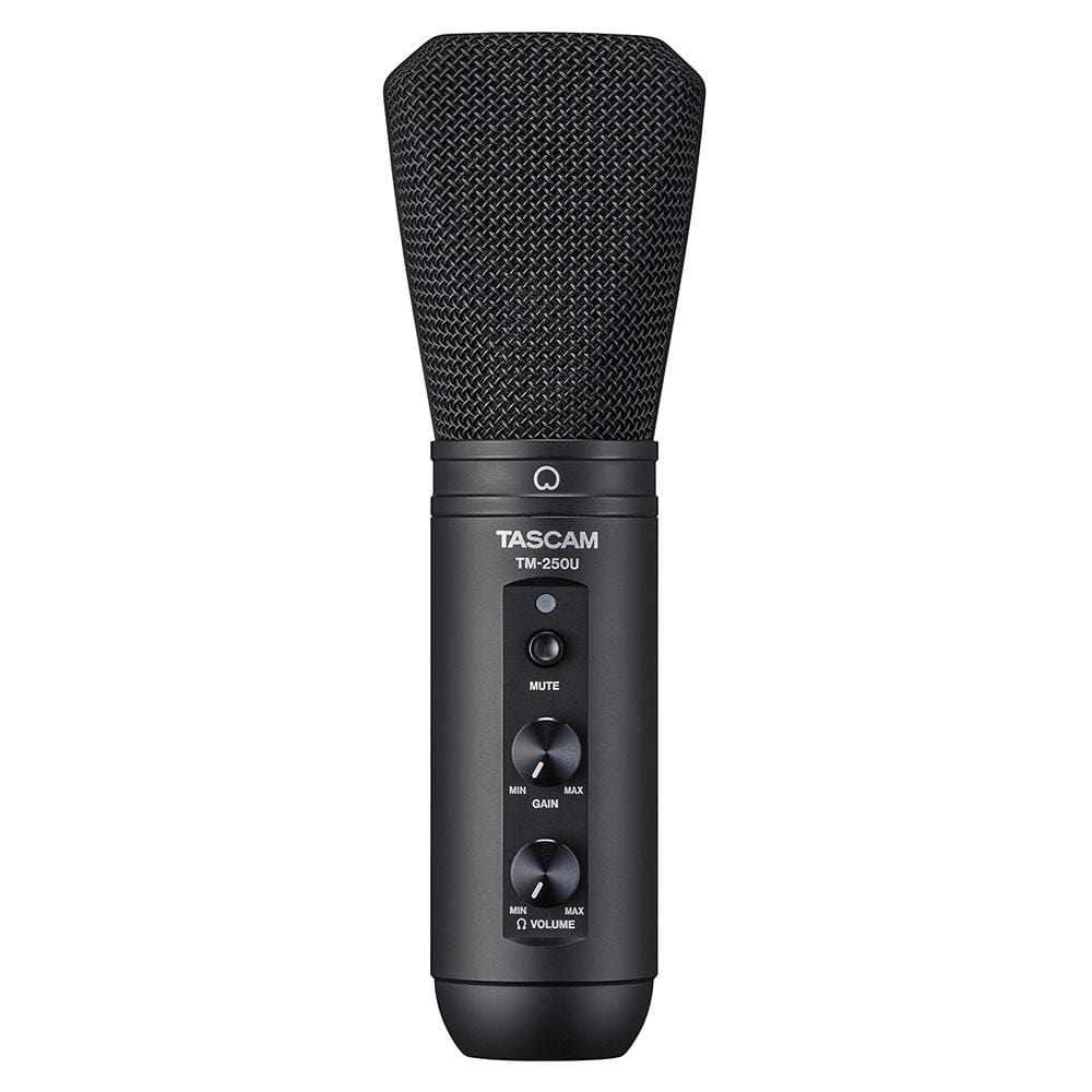 tascam usb microphones black tascam tm-250u ultimate usb condenser microphone - black