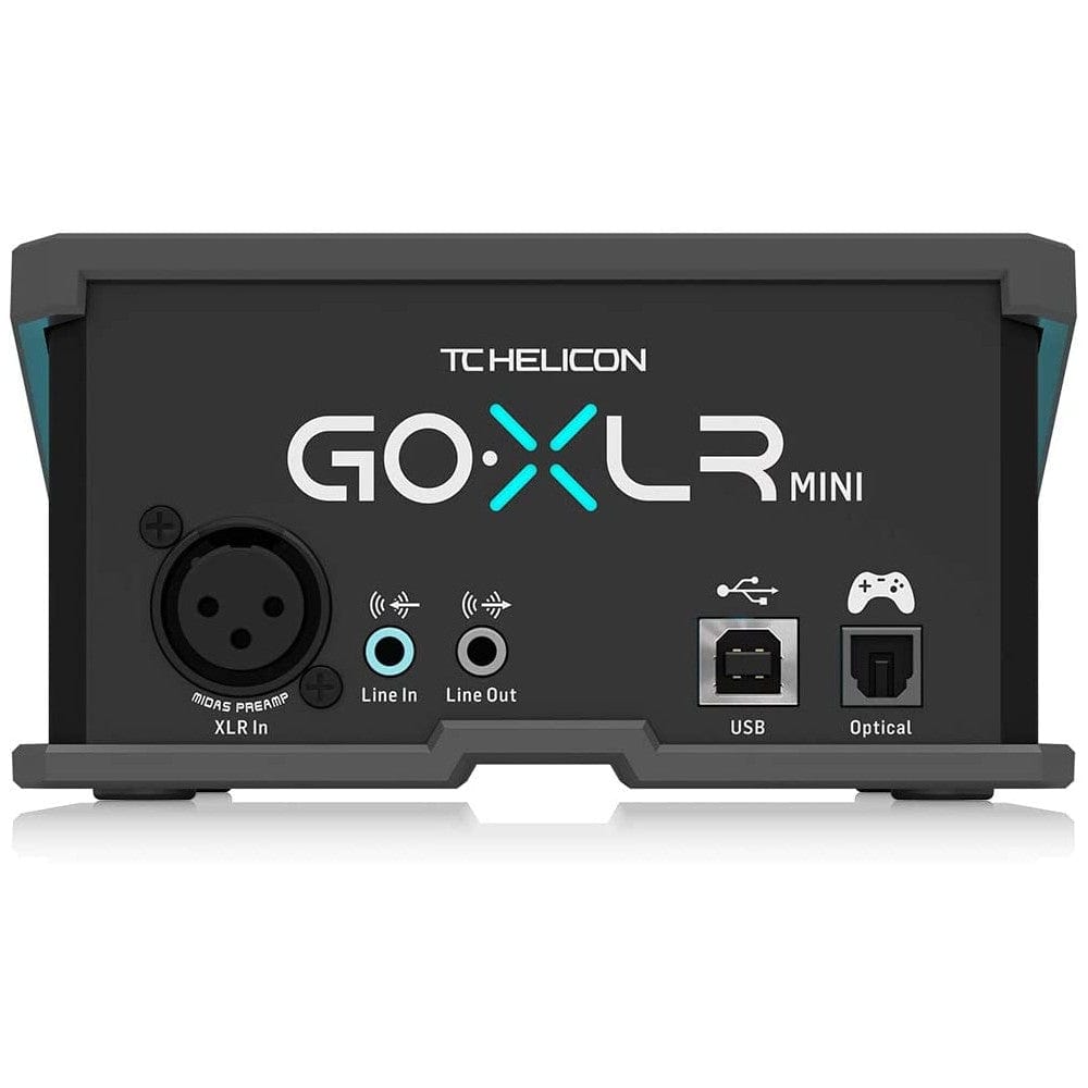 tc helicon audio interfaces tc helicon go xlr mini mixer & usb audio interface