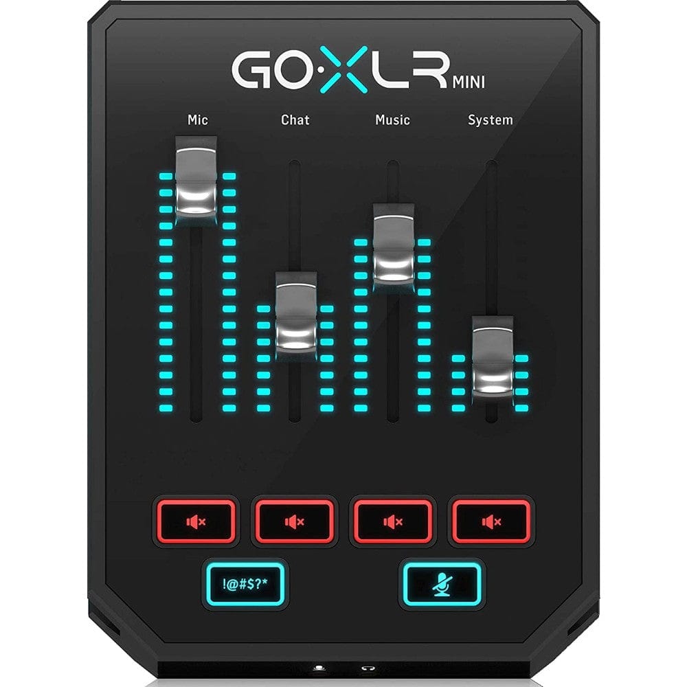 tc helicon audio interfaces tc helicon go xlr mini mixer & usb audio interface