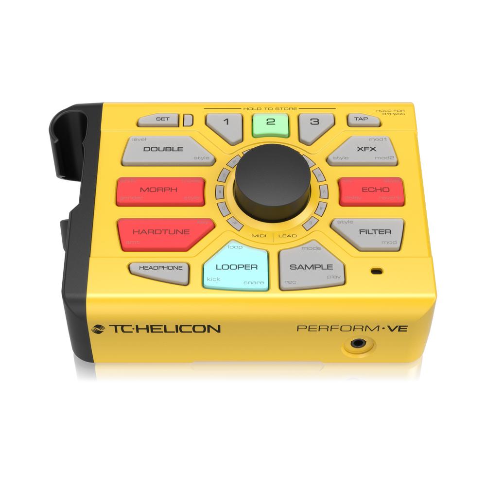 tc helicon effect pedals tc helicon perform-ve vocal manipulator and drum looper
