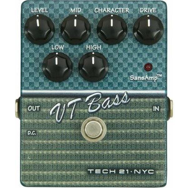 tech21 bass effects tech 21 vt bass sansamp character series bass pedal