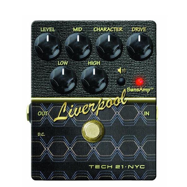 tech21 effect pedals tech 21 sansamp v2 character series liverpool guitar effects pedal - open box