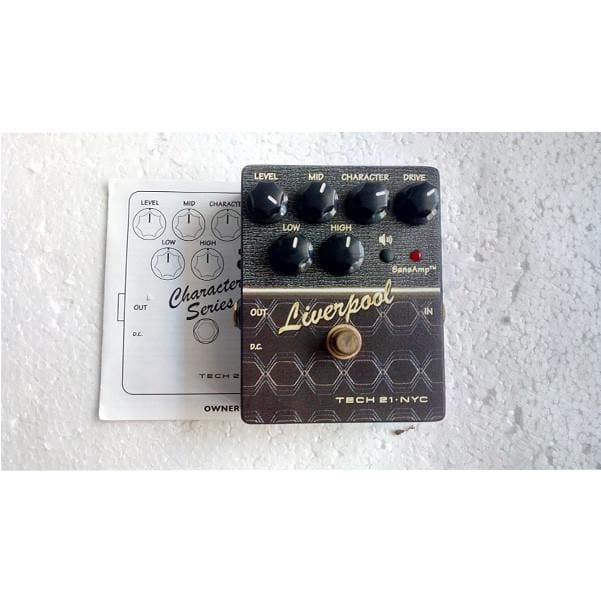 tech21 effect pedals tech 21 sansamp v2 character series liverpool guitar effects pedal - open box