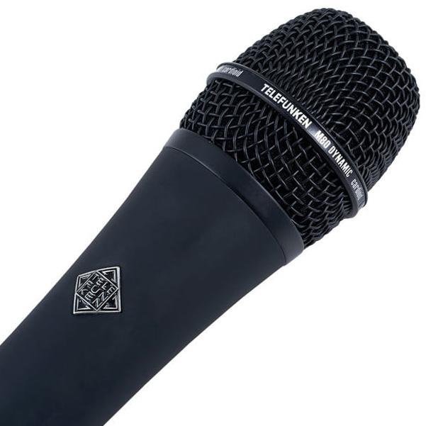 telefunken usa dynamic microphones telefunken usa m80 dynamic microphone - black