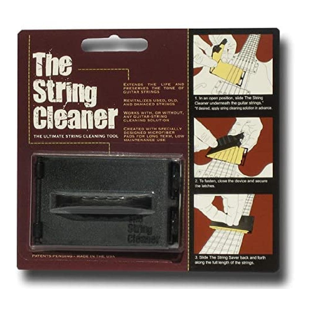 the string cleaners cleaners and conditioners black the string cleaner sc-g1 guitar string cleaner #color_black