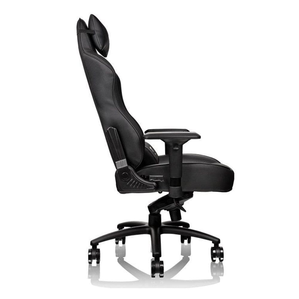 thermaltake desk chairs thermaltake x-comfort professional gaming chair- black