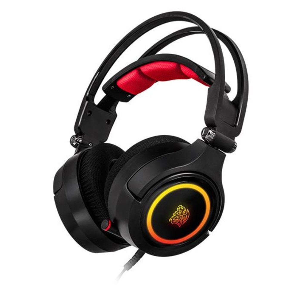 thermaltake gaming headphones thermaltake tt esports cronos riing rgb 7.1 gaming headset- diamond black