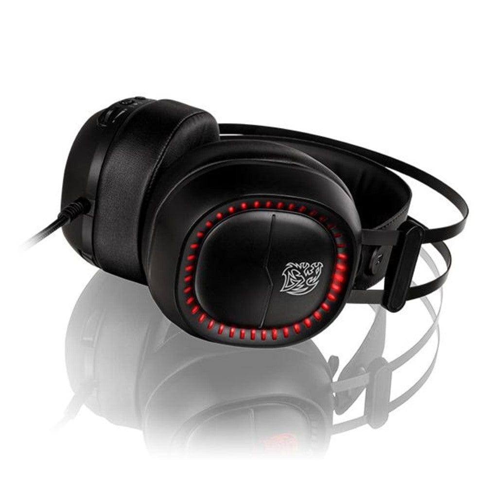 thermaltake gaming headphones thermaltake tt esports shock pro rgb 7.1 gaming headset- black