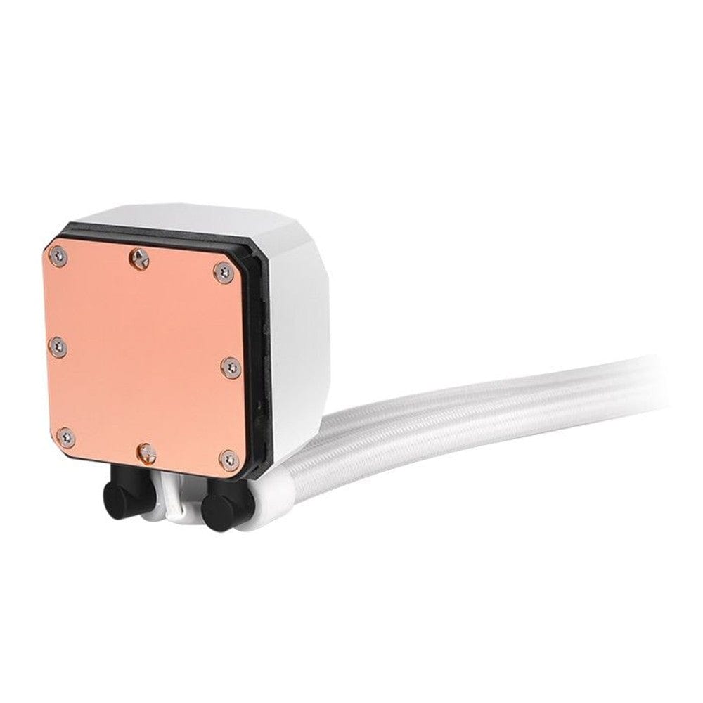 thermaltake liquid cooling systems thermaltake th240 argb sync snow edition aio liquid cooler- 240mm white