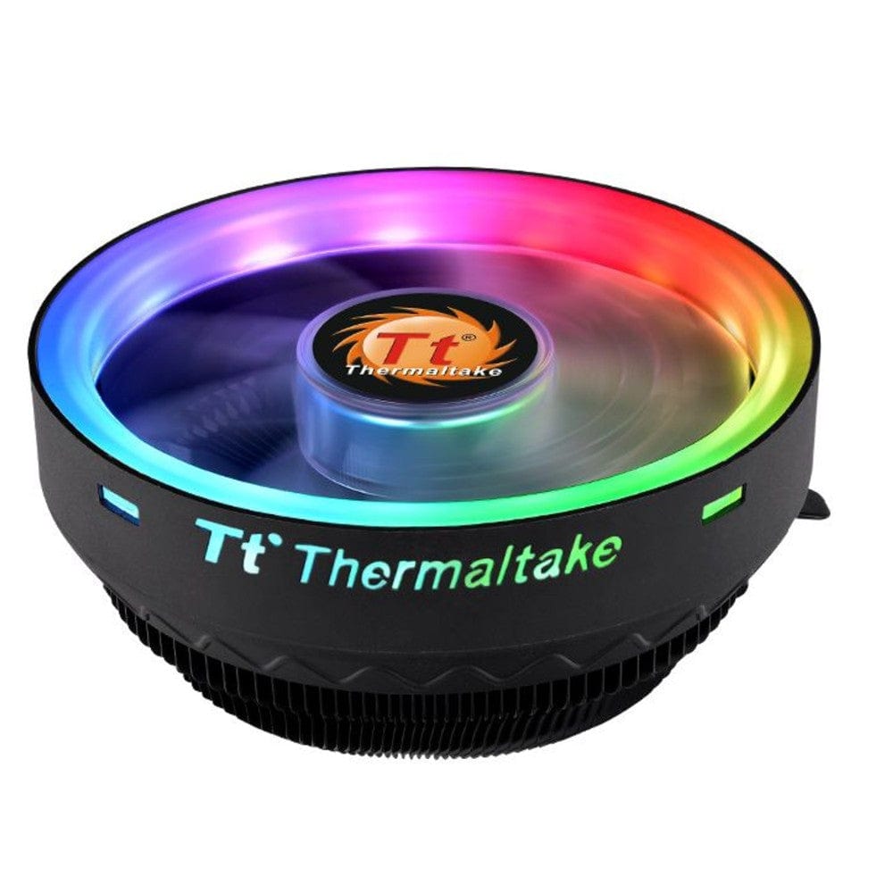 thermaltake liquid cooling systems thermaltake ux100 argb lighting cpu cooler- black
