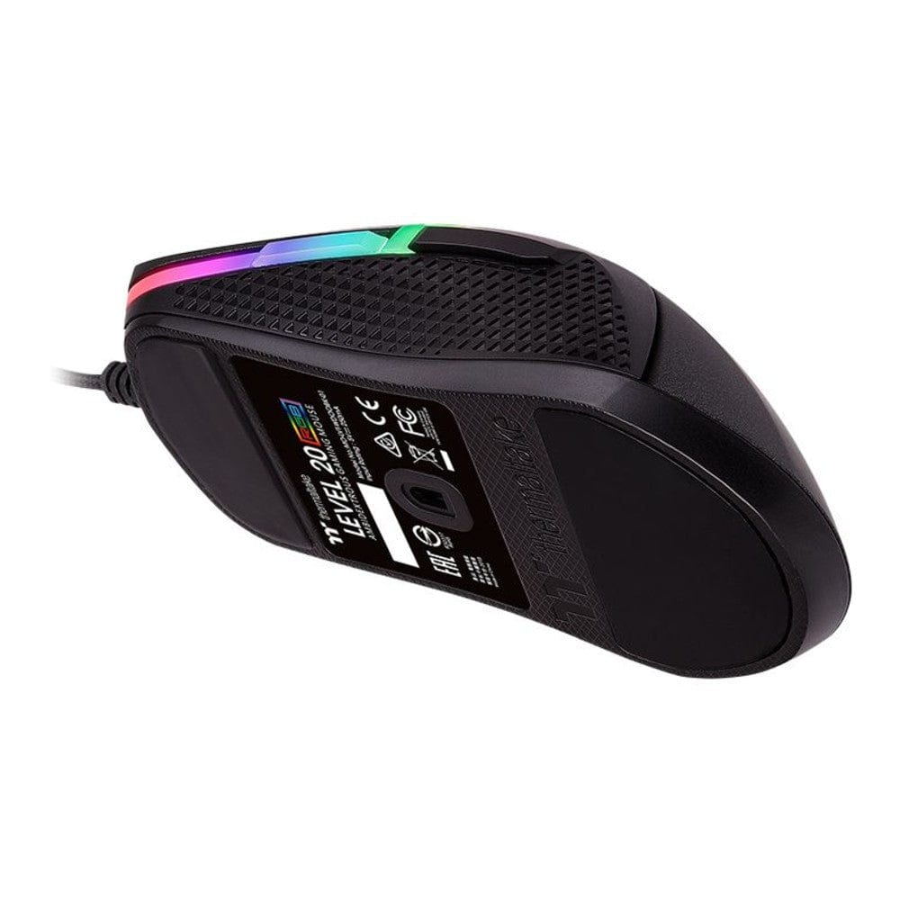 thermaltake mouse thermaltake level 20 rgb gaming mouse- black