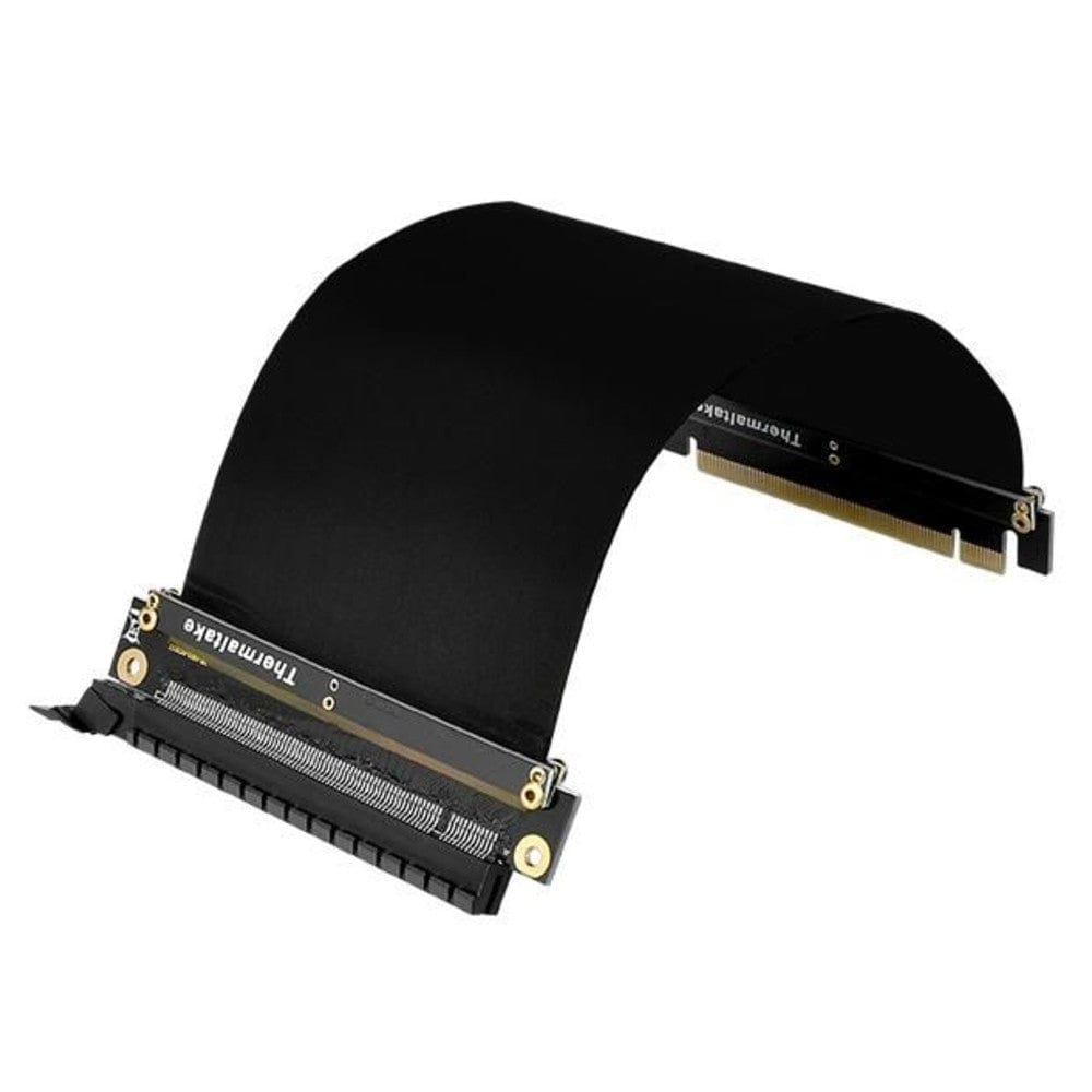 thermaltake network interface cards thermaltake gaming pci-e 3.0 x16 riser cable- black