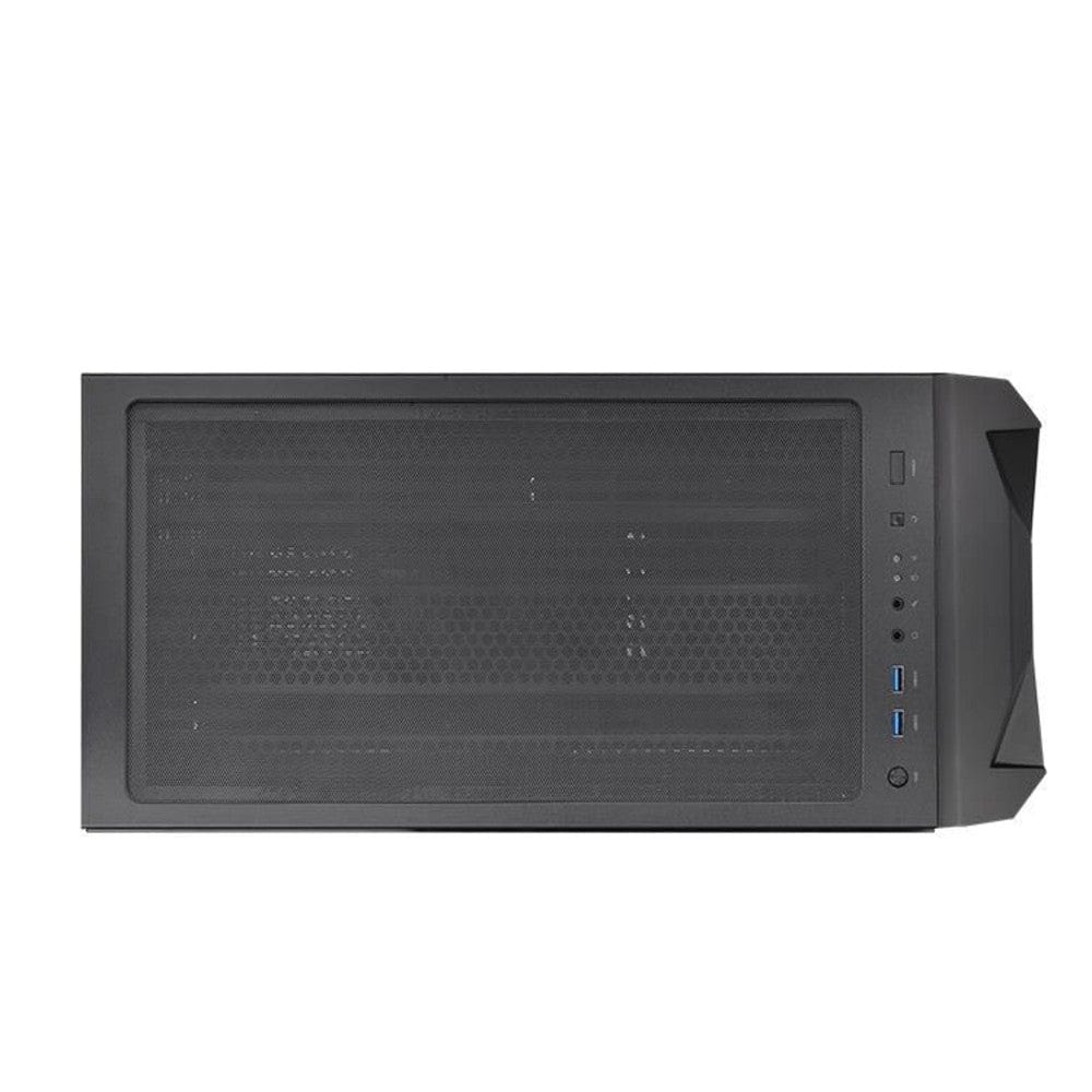 thermaltake pc cabinets thermaltake commander c 32 dual 200mm argb fans tempered glass atx mid tower computer chassis