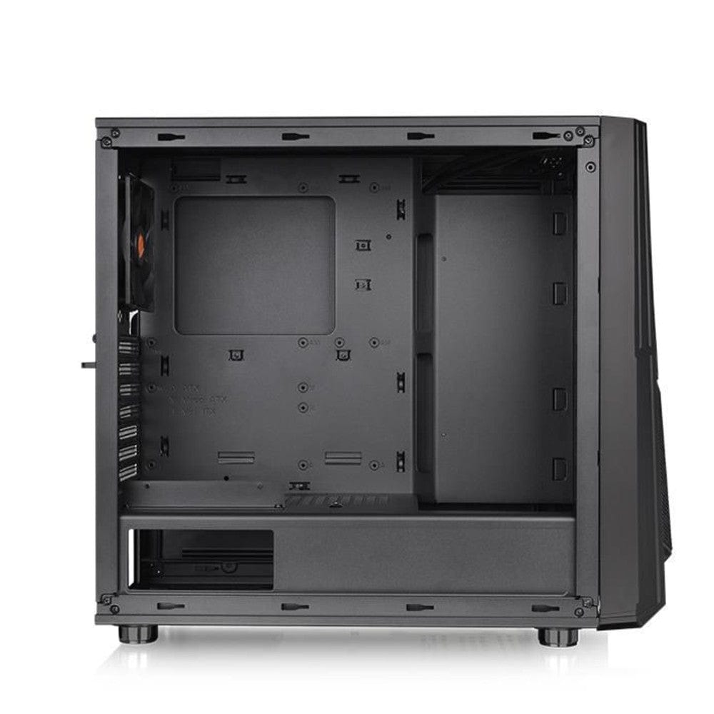 thermaltake pc cabinets thermaltake commander c 35 dual 200mm argb fans tempered glass atx mid tower computer chassis