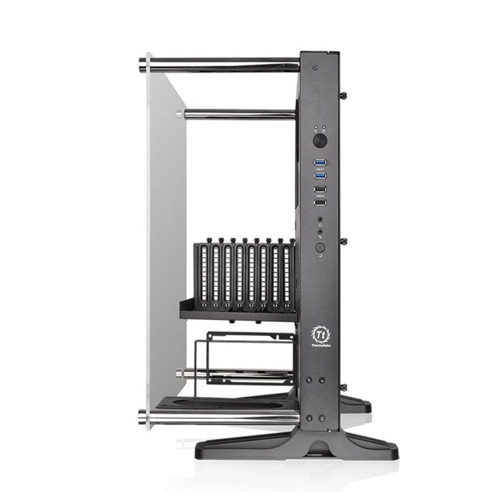 thermaltake pc cabinets thermaltake core p3 tempered glass edition atx open frame computer chassis
