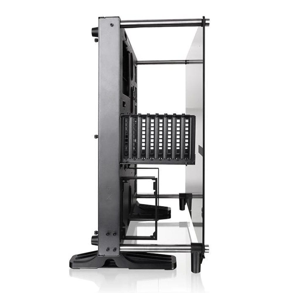 thermaltake pc cabinets thermaltake core p5 tempered glass ti edition atx wall mount computer chassis