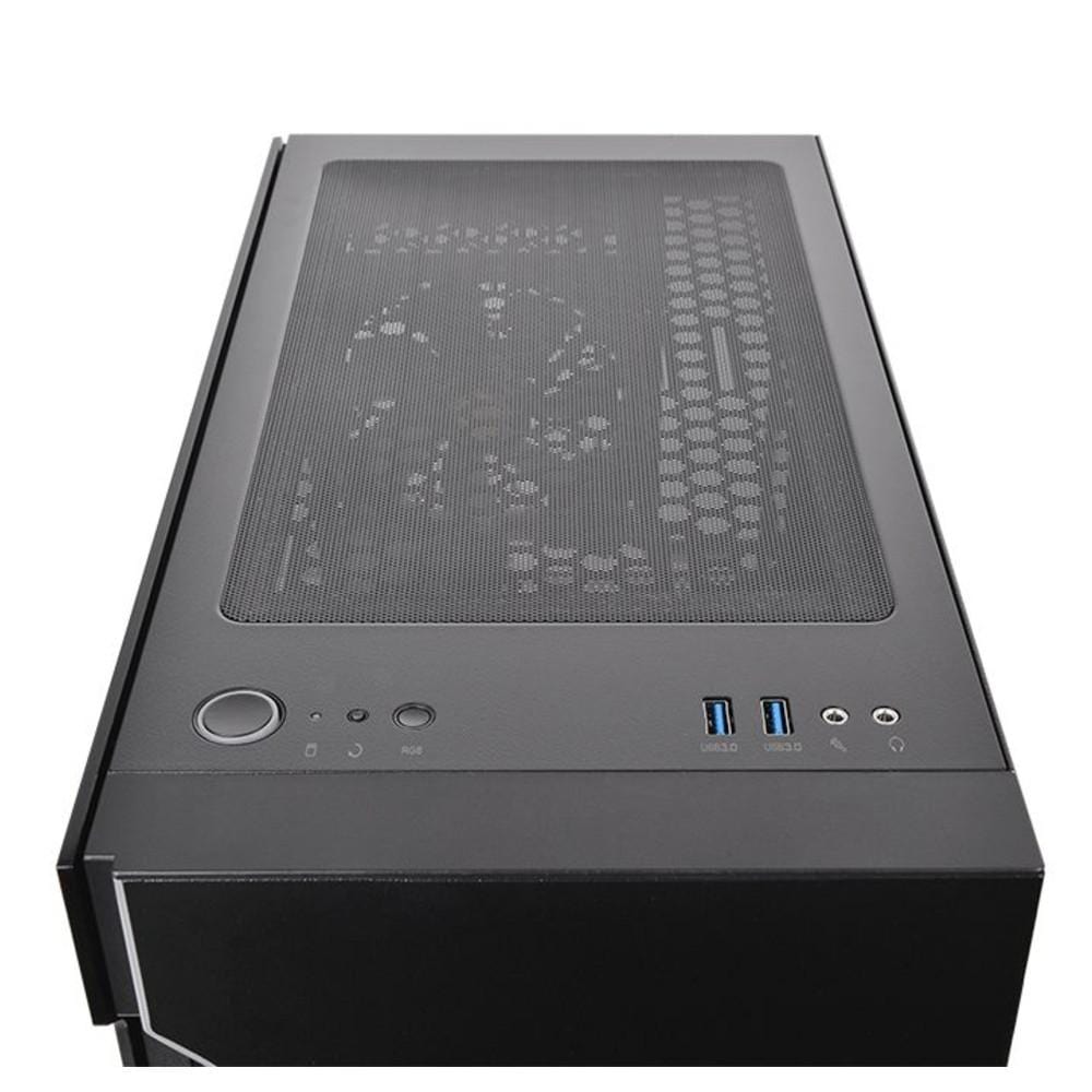 thermaltake pc cabinets thermaltake h200 tg rgb atx mid tower computer chassis