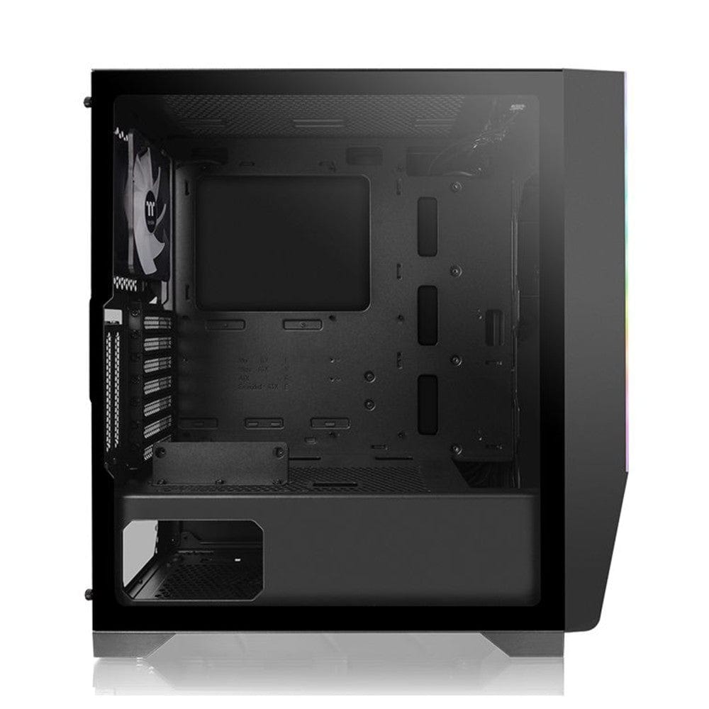 thermaltake pc cabinets thermaltake h550 tempered glass argb edition mid tower computer chassis