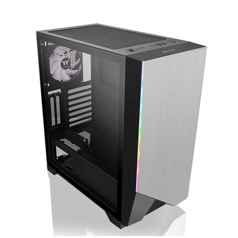 thermaltake pc cabinets thermaltake h550 tempered glass argb edition mid tower computer chassis