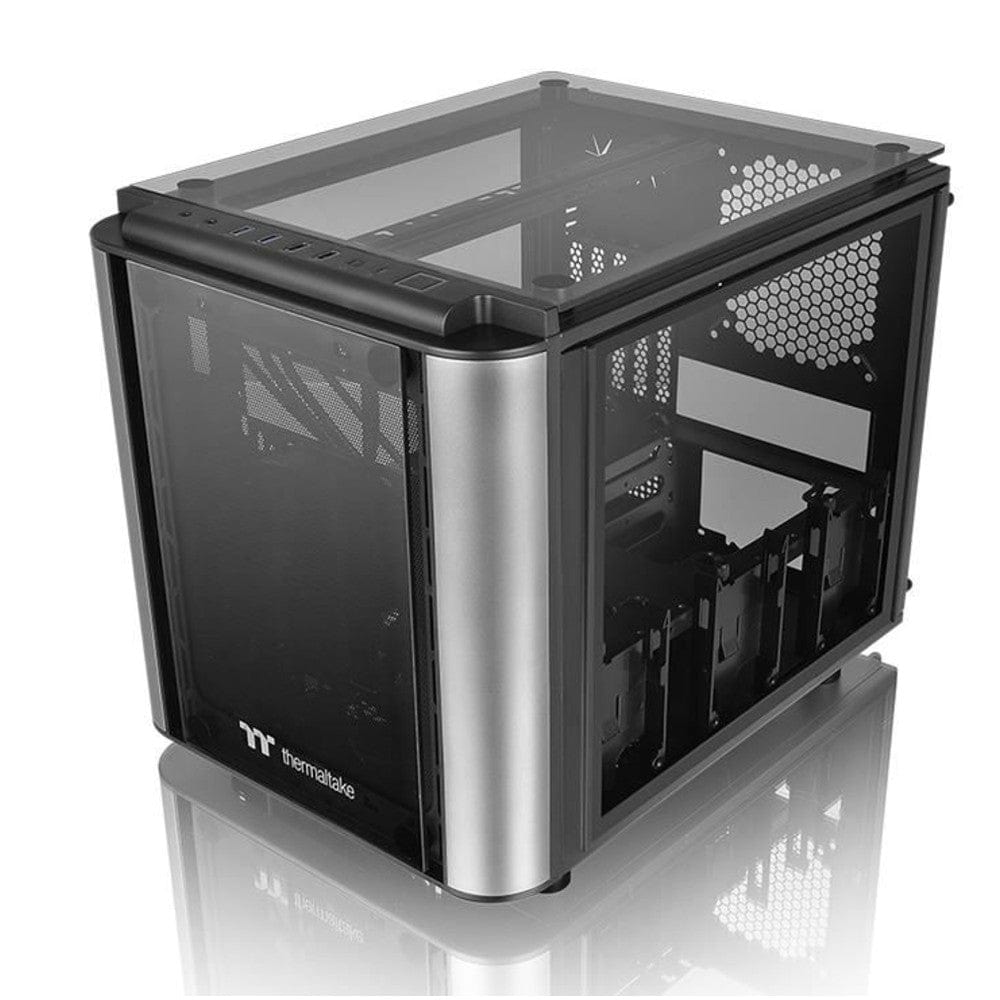 thermaltake pc cabinets thermaltake level 20 vt micro computer chassis- black