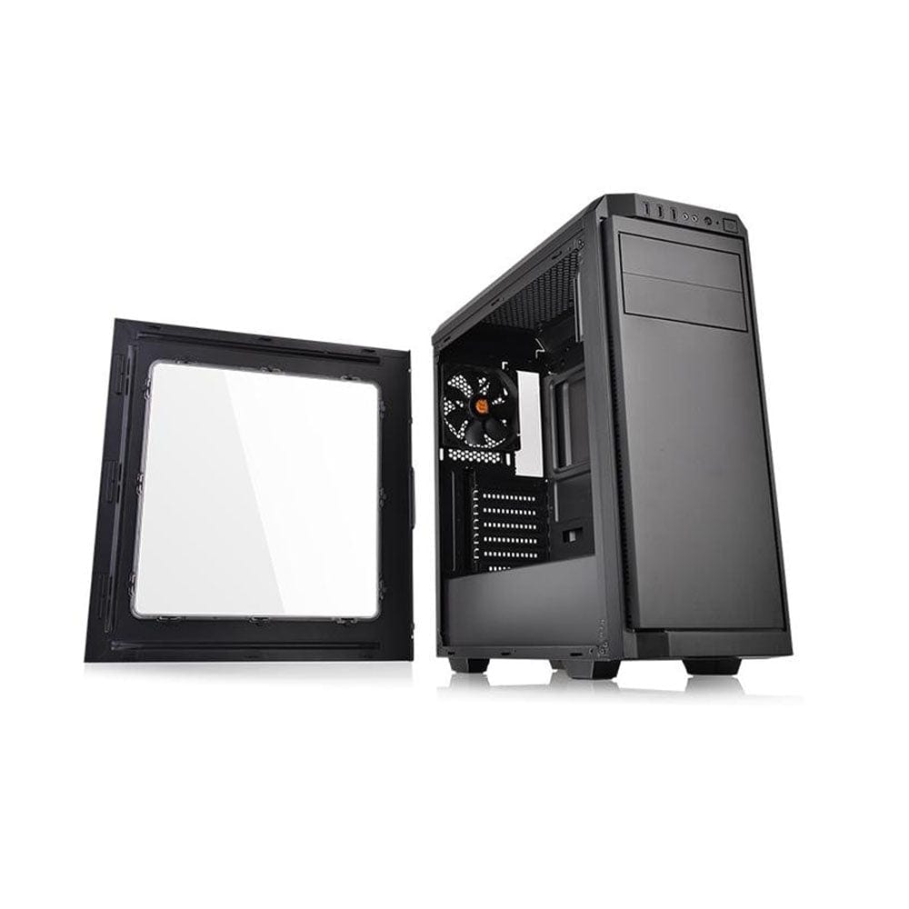 thermaltake pc cabinets thermaltake v100 window atx mid tower chassis