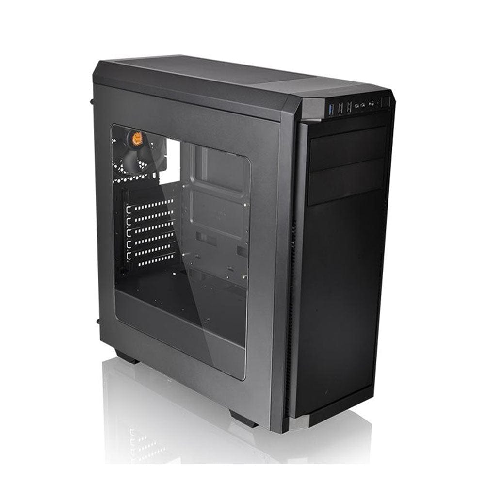 thermaltake pc cabinets thermaltake v100 window atx mid tower chassis