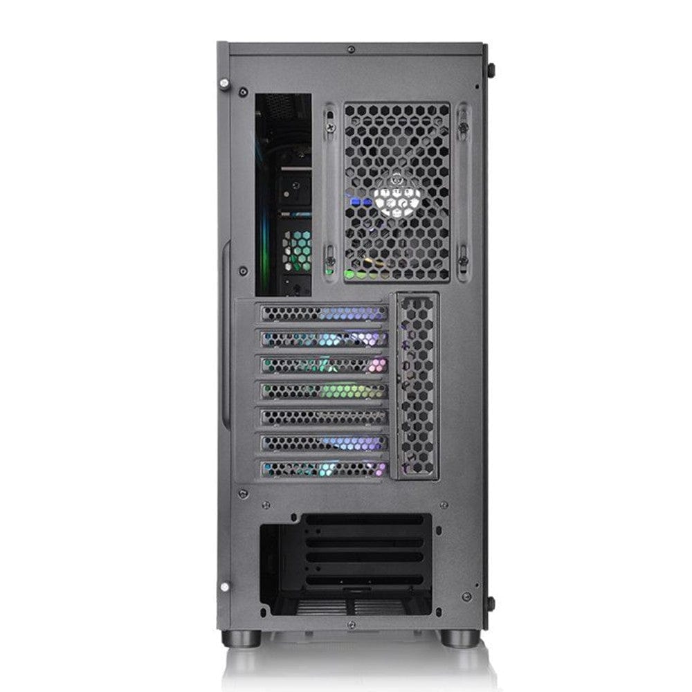 thermaltake pc cabinets thermaltake v250 tg argb mid-tower computer chassis- black