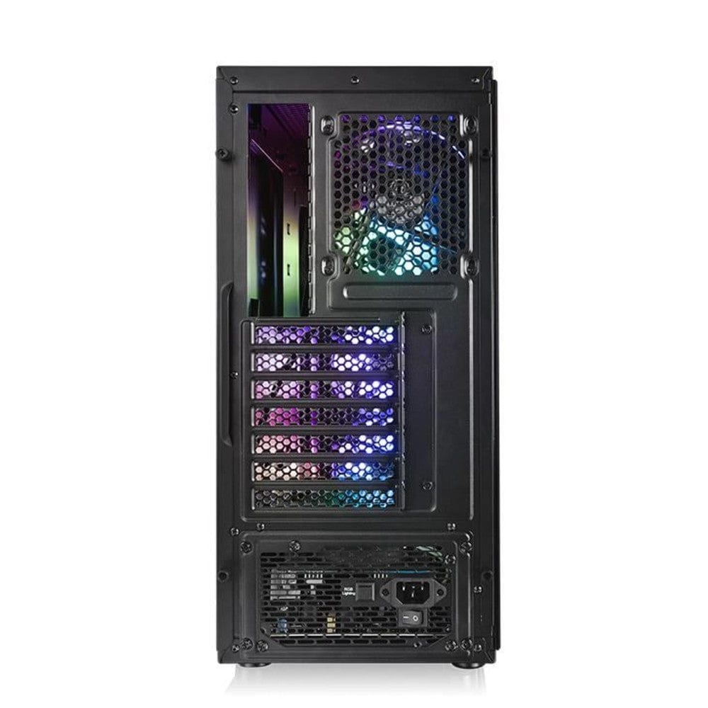 thermaltake pc cabinets thermaltake versa j24 tempered glass argb edition mid tower computer chassis