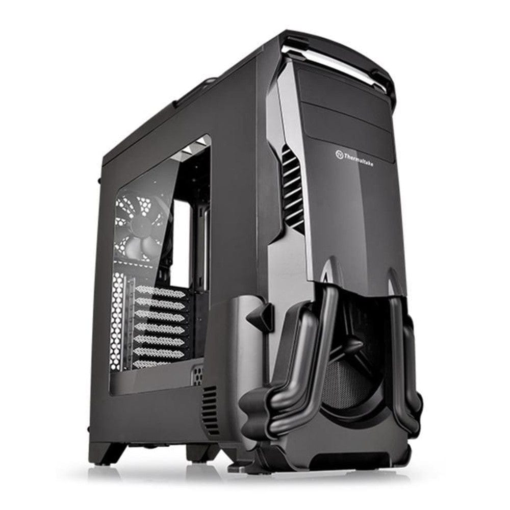 thermaltake pc cabinets thermaltake versa n24 mid tower computer chassis- black