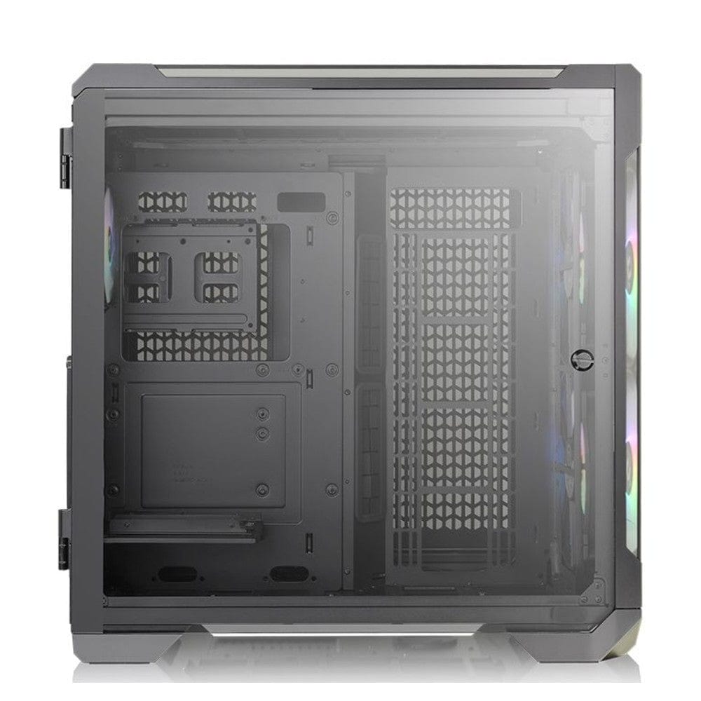 thermaltake pc cabinets thermaltake view 51 tempered glass argb edition full tower computer chassis