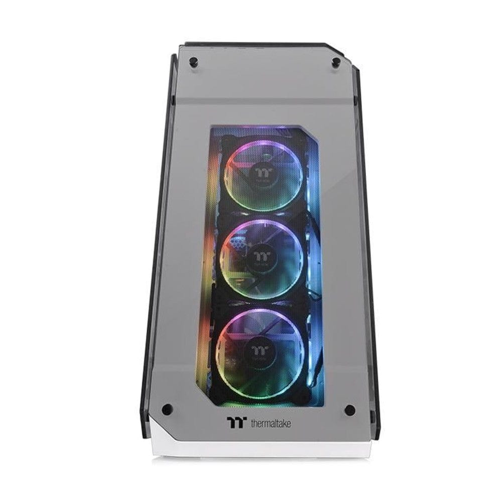thermaltake pc cabinets thermaltake view 71 tempered glass snow edition full tower computer chassis