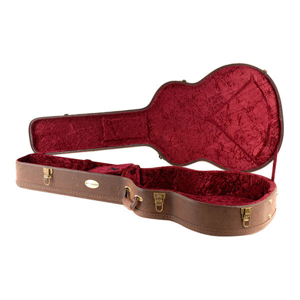 thomann acoustic guitar cases thomann 1 elite series jumbo guitar case - brown