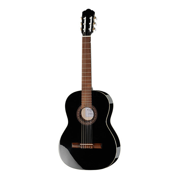 thomann classical guitars thomann 4/4 classical guitar - black high gloss