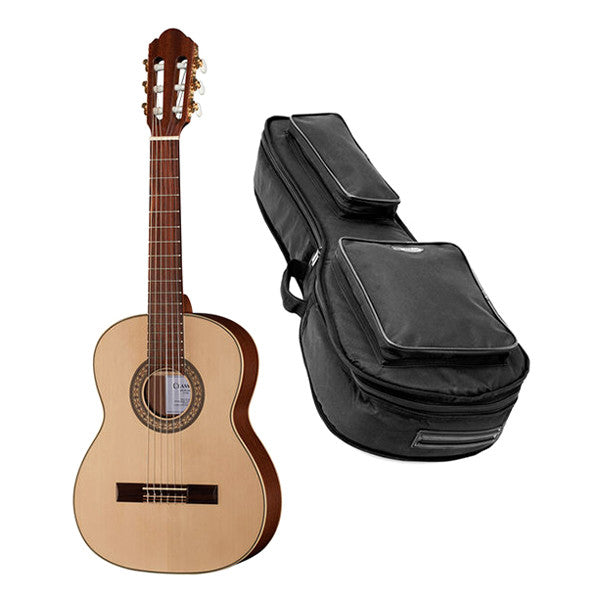thomann classical guitars thomann classic natura 1/2 classical guitar bundle