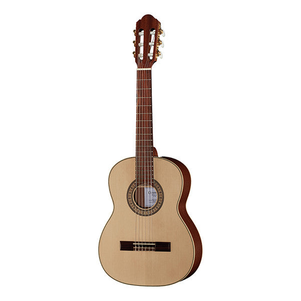 thomann classical guitars thomann classic natura 1/2 classical guitar - natural satin