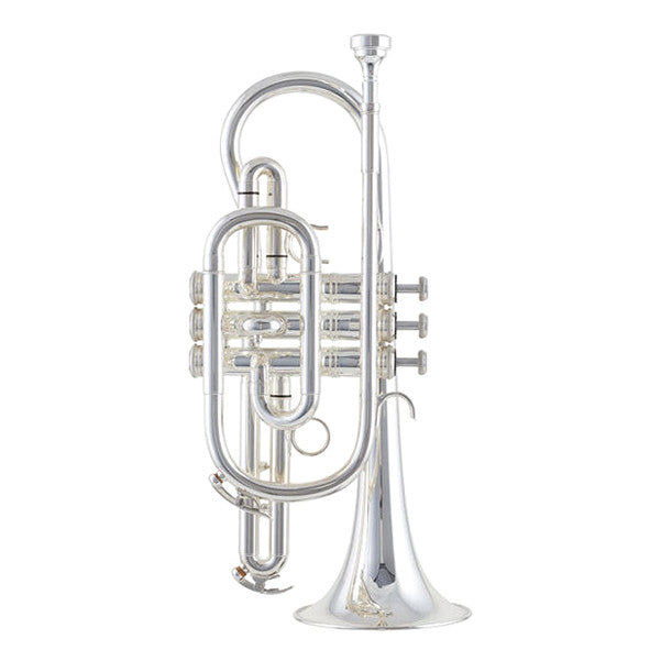 thomann cornets thomann cr-920 superior bb-cornet - silver plated high gloss